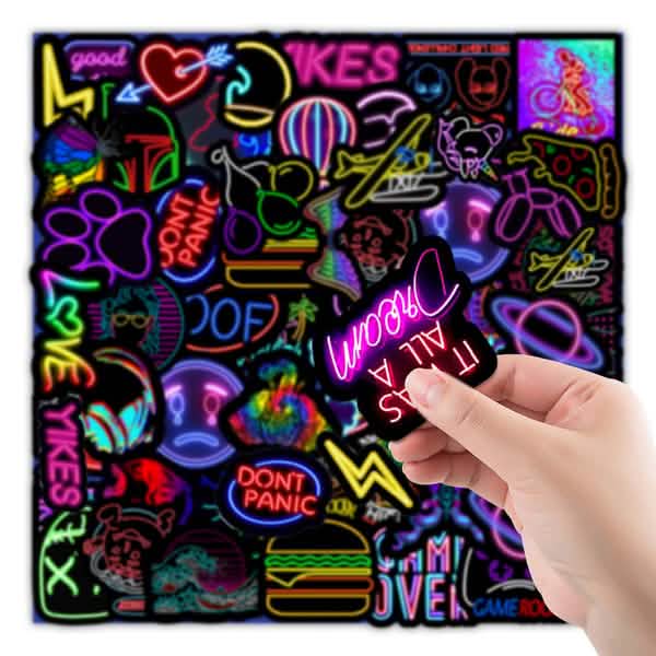 Neon Stickers